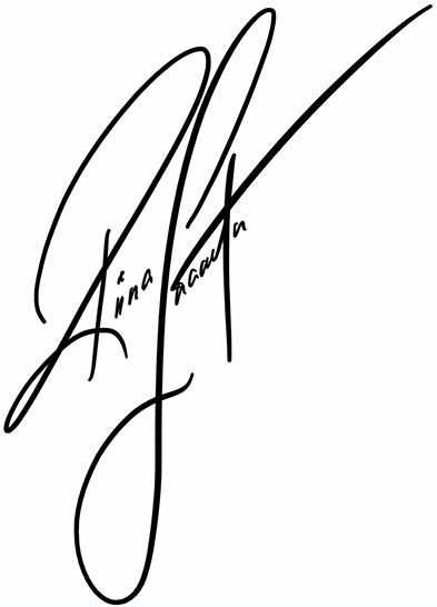 Riina Laanetu's signature