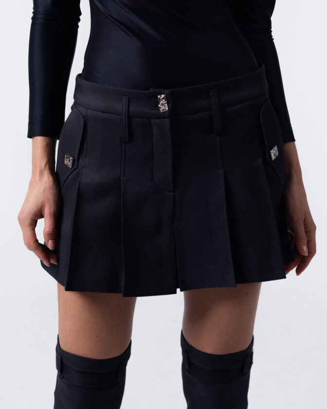 Miniskirt Santa Maria midnight blue by Riina Laanetu
