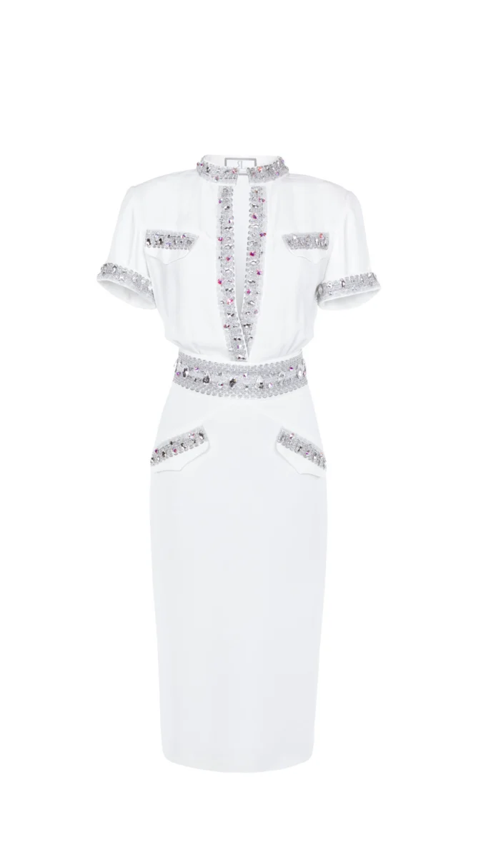 Foto prodotto - RHINESTONE EMBELLISHED DRESS JOLENE