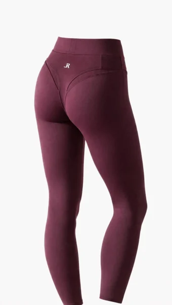 Brazilian-cut leggings by Riina Laanetu - bordeaux