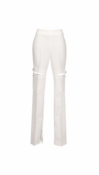 Cut-thy trousers by Riina Laanetu - white