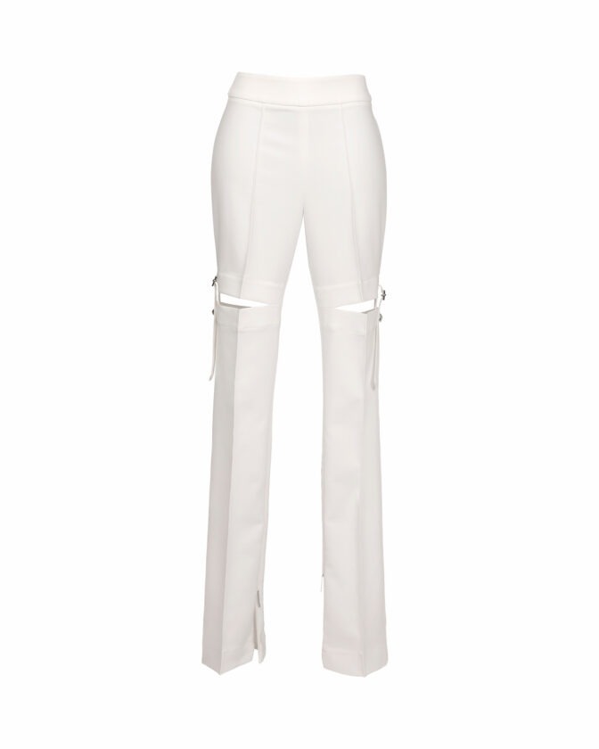 Cut-thy trousers by Riina Laanetu - white