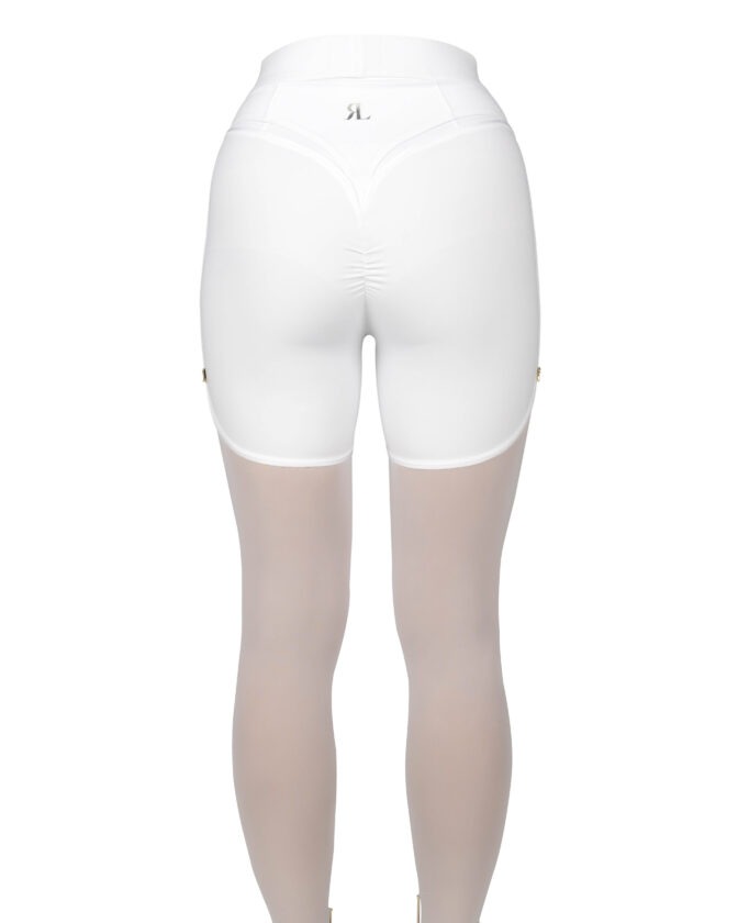 Shorts-cut leggings Saville white by Riina Laanetu