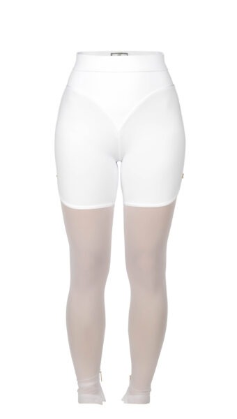 Shorts-cut leggings Saville white by Riina Laanetu