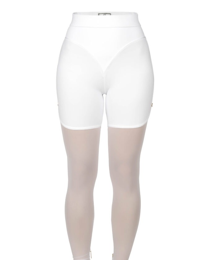 Shorts-cut leggings Saville white by Riina Laanetu