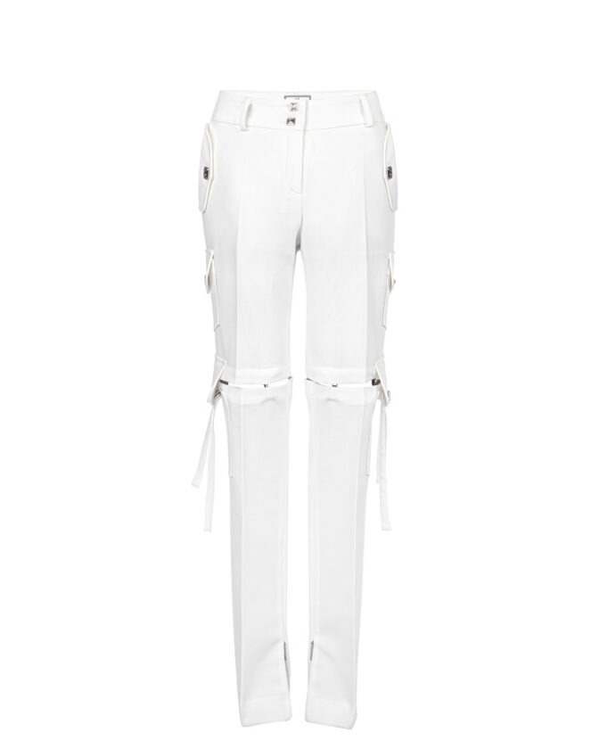 Cargo pants Milan white by Riina Laanetu