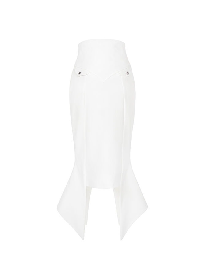 Skirt Pisa by Riina Laanetu - white