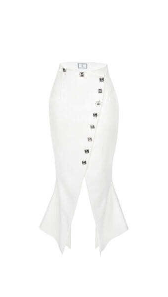 Skirt Pisa by Riina Laanetu - white