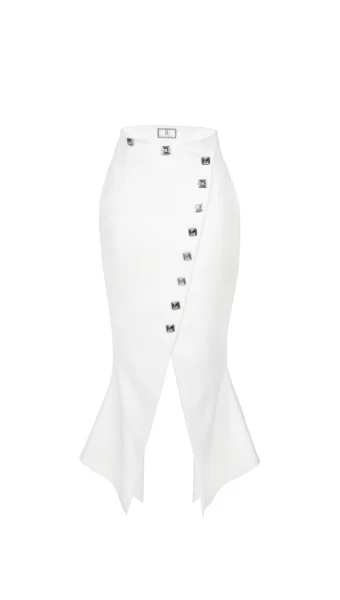 Skirt Pisa by Riina Laanetu - white