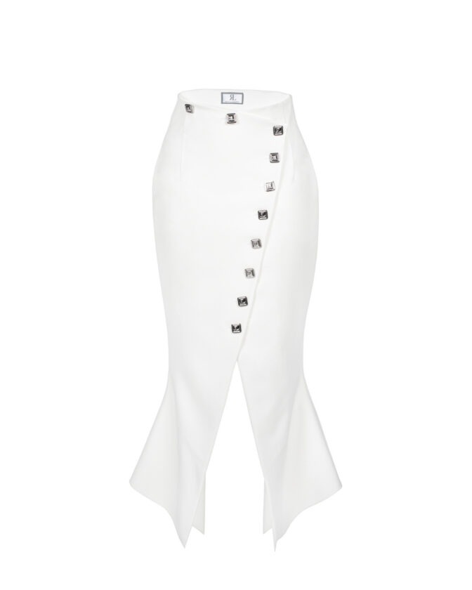 Skirt Pisa by Riina Laanetu - white