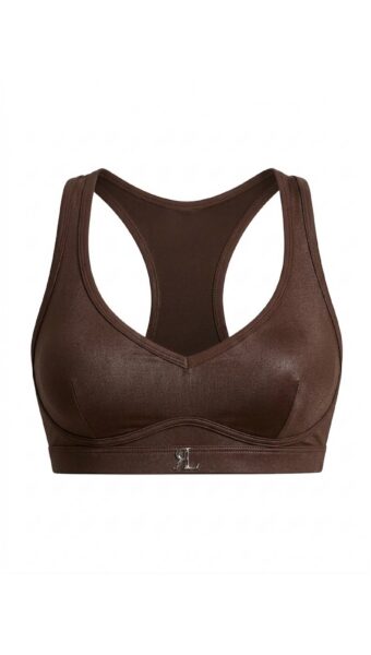 Product photo - RL-FLY Bra-cut Chocolate Cropped Top